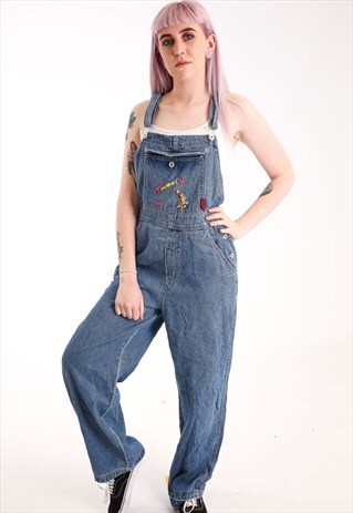 VINTAGE JEANS DUNGAREE NTR79
