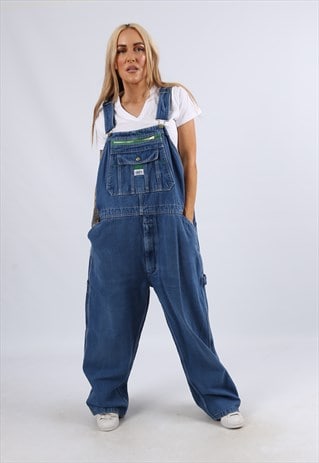 VINTAGE USA LIBERTY DENIM DUNGAREES PLUS SIZE 22 4XL (AAC)