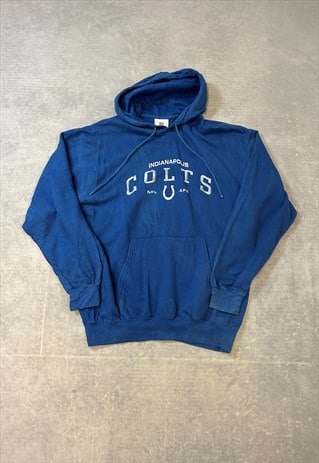 NFL HOODIE EMBROIDERED INDIANAPOLIS COLTS SWEATSHIRT