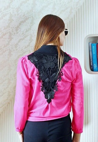 BRIGHT PINK BLOUSE