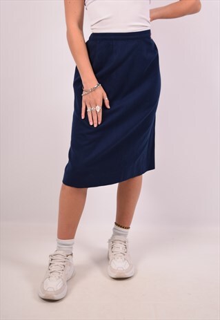 VINTAGE PENDLETON SKIRT BLUE