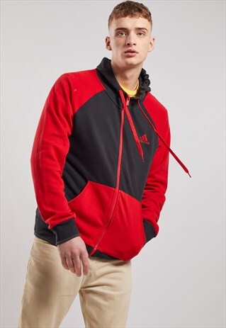 VINTAGE ADIDAS ZIP-UP HOODIE