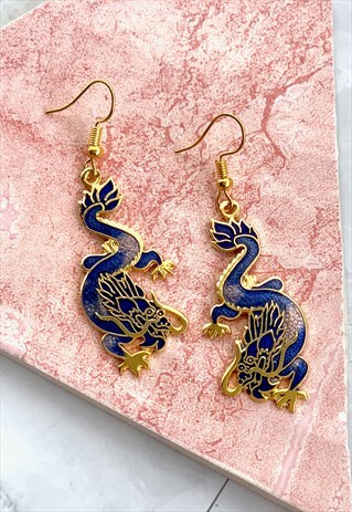 80S DRAGON EARRINGS GAME OF THRONES STYLE MYTHICAL