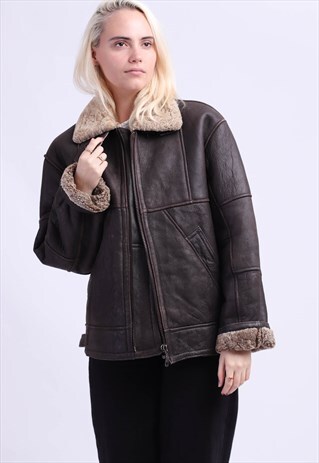 VINTAGE SHEARLING SHEEPSKIN JACKET