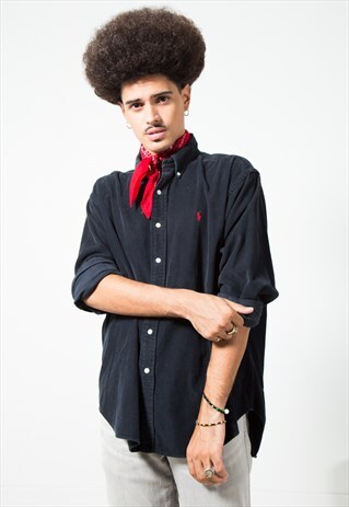 VINTAGE CORDUROY POLO RALPH LAUREN SHIRT S4890