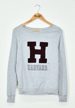 Vintage Women's Harvard Sweatshirt Grey XSmall