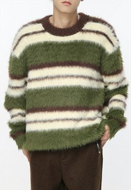 Men's striped seahorse sweater SS24 Vol.1