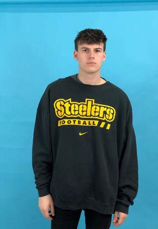 VINTAGE NIKE/NFL STEELERS FOOTBALL USA SWEATSHIRT