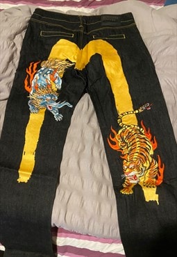 Embroidery jeans 31W 32L