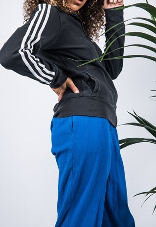 VINTAGE ADIDAS SWEATER IN BLACK