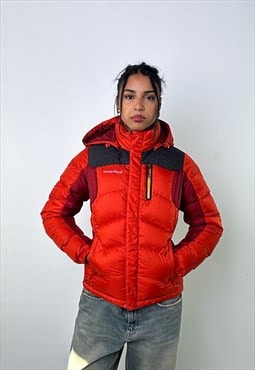 Orange 90s Mont Bell Puffer Jacket Coat