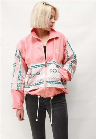 VINTAGE 90' OLDSCHOOL COOL CUTE PASTEL PINK SWEATSHIRT
