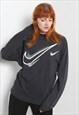 VINTAGE NIKE BIG LOGO SWEATSHIRT BLACK