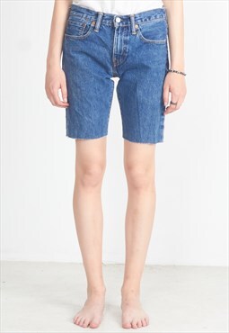 Vintage Blue LEVIS 502 Fit Denim Shorts