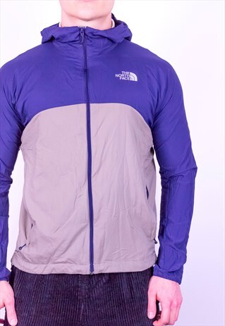 VINTAGE THE NORTH FACE JACKET IN BLUE & GREY M