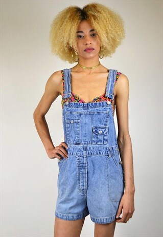 VINTAGE 90'S DUNGAREE SHORTS