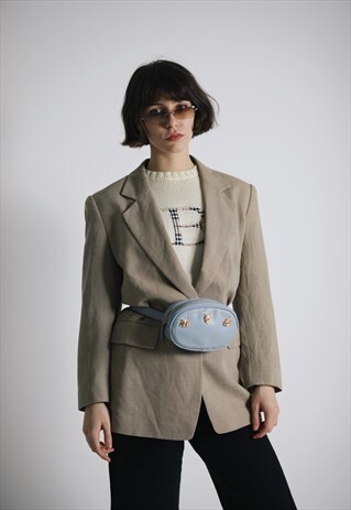VINTAGE BURBERRY LIGHTWEIGHT BLAZER JACKET