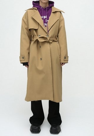 Men's British style double breasted long coat AW2023 VOL.2