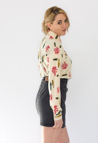 VINTAGE 70'S PATTERNED SHIRT