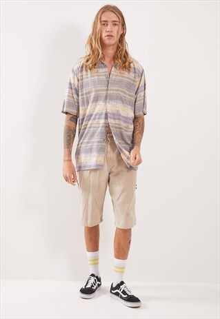 VINTAGE PATTERNED FESTIVAL SHORT SLEEVE SHIRT