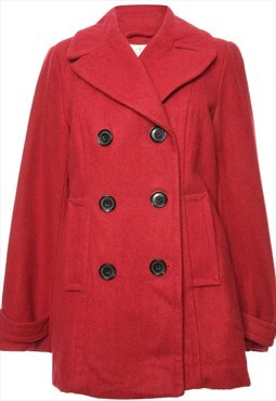 Red St. John Bay Wool Coat - L