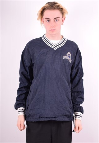 CHAMPION MENS VINTAGE PULLOVER TRACKSUIT JACKET LARGE 90'S