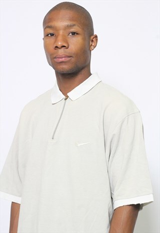 VINTAGE NIKE ZIP POLO SHIRT