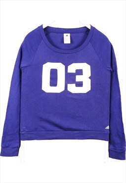 Adidas 90's Sports 03 Gym Crewneck Sweatshirt Small Purple