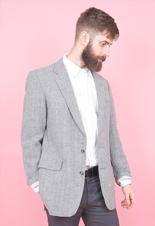 VINTAGE TWEED BLAZER JACKET /R5115