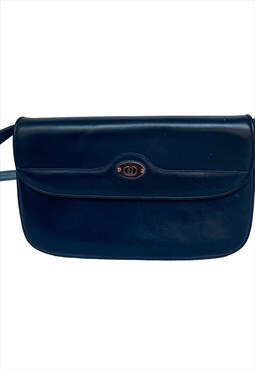 Gucci vintage blue leather bag