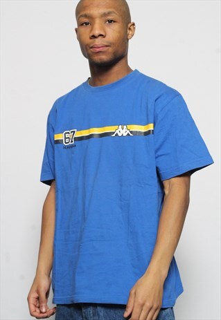 VINTAGE KAPPA LOGO T-SHIRT BLUE