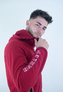 red oakley hoodie