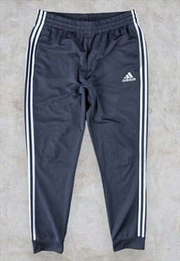 Adidas Grey Tracksuit Bottoms Track Pants Men's Large
