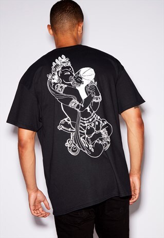 KARMA OVERSIZED BLACK TEE