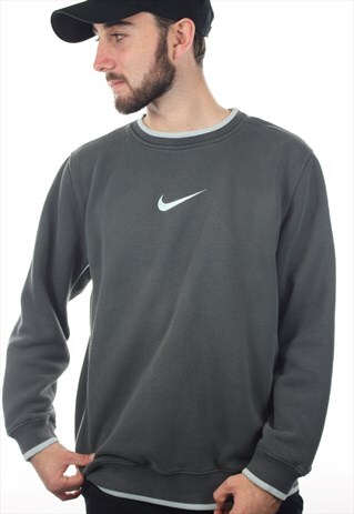 VINTAGE NIKE BIG LOGO SWEATSHIRT JUMPER