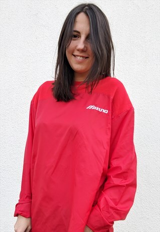 VINTAGE MIZUNO RED SWEATSHIRT