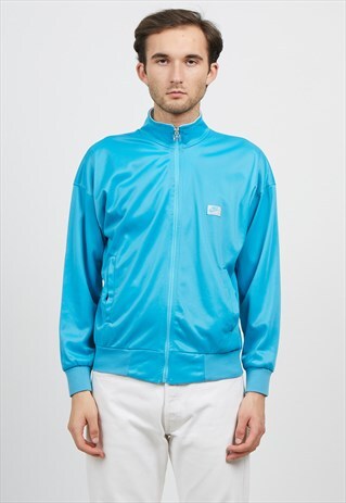 VINTAGE BLUE NIKE ZIP TRACK JACKET