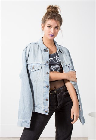 VINTAGE LEVI'S EMBELLISHED DENIM JACKET / S1757