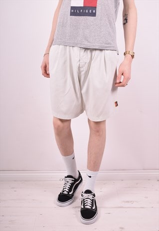 NIKE MENS VINTAGE SHORTS W30 WHITE 90'S