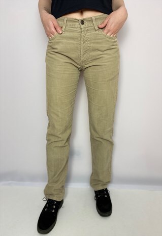 VINTAGE 90S LEVIS BEIGE CORDUROY PANTS