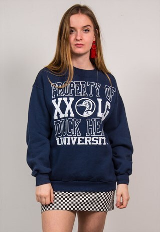 VINTAGE DUCK HEAD UNIVERSITY SWEATSHIRT