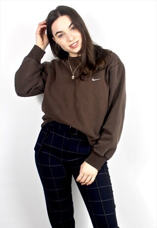 90'S RETRO BROWN SWEATSHIRT