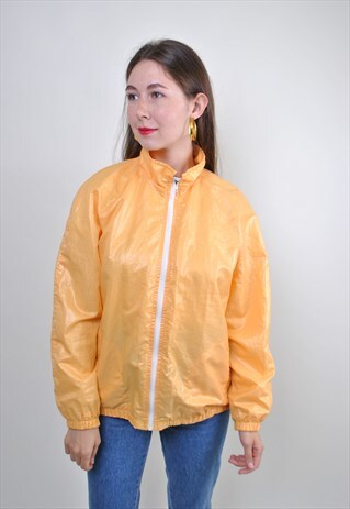 YELLOW BRIGHT RAVE SPORT JACKET, SIZE M