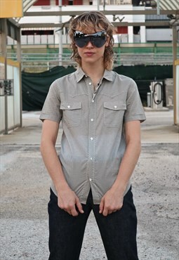 y2k vintage nos Fendi monogram shirt