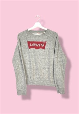 Vintage Levis Sweatshirt Classic logo in Grey M