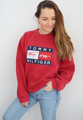 RARE 90S TOMMY HILFIGER VINTAGE SWEATSHIRT/JUMPER