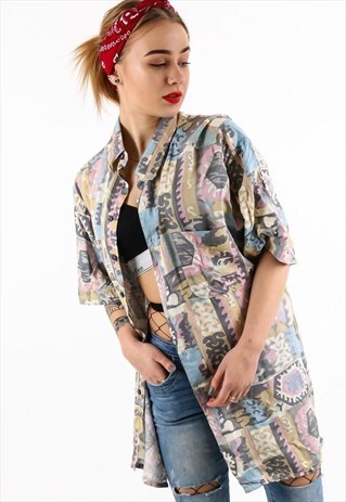 VINTAGE PATTERNED SHIRT PSAW5560