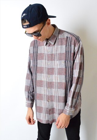 VINTAGE 90S CHECK LONG SLEEVE SHIRT