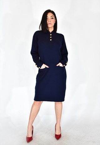 FENDI BLUE VINTAGE DRESS