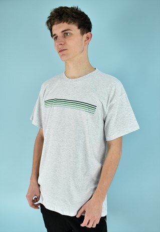 G&G UNISEX ASH/GREEN FADE TEE